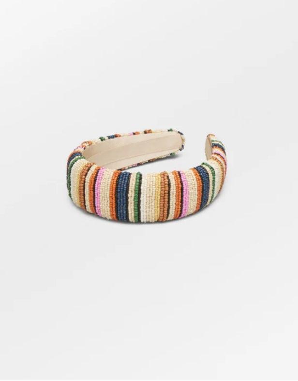 Beck Sondergaard Diadema Stripes Wide Beaded Hairbrace